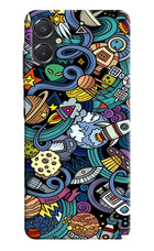 Space Abstract Samsung A06 5G Back Cover