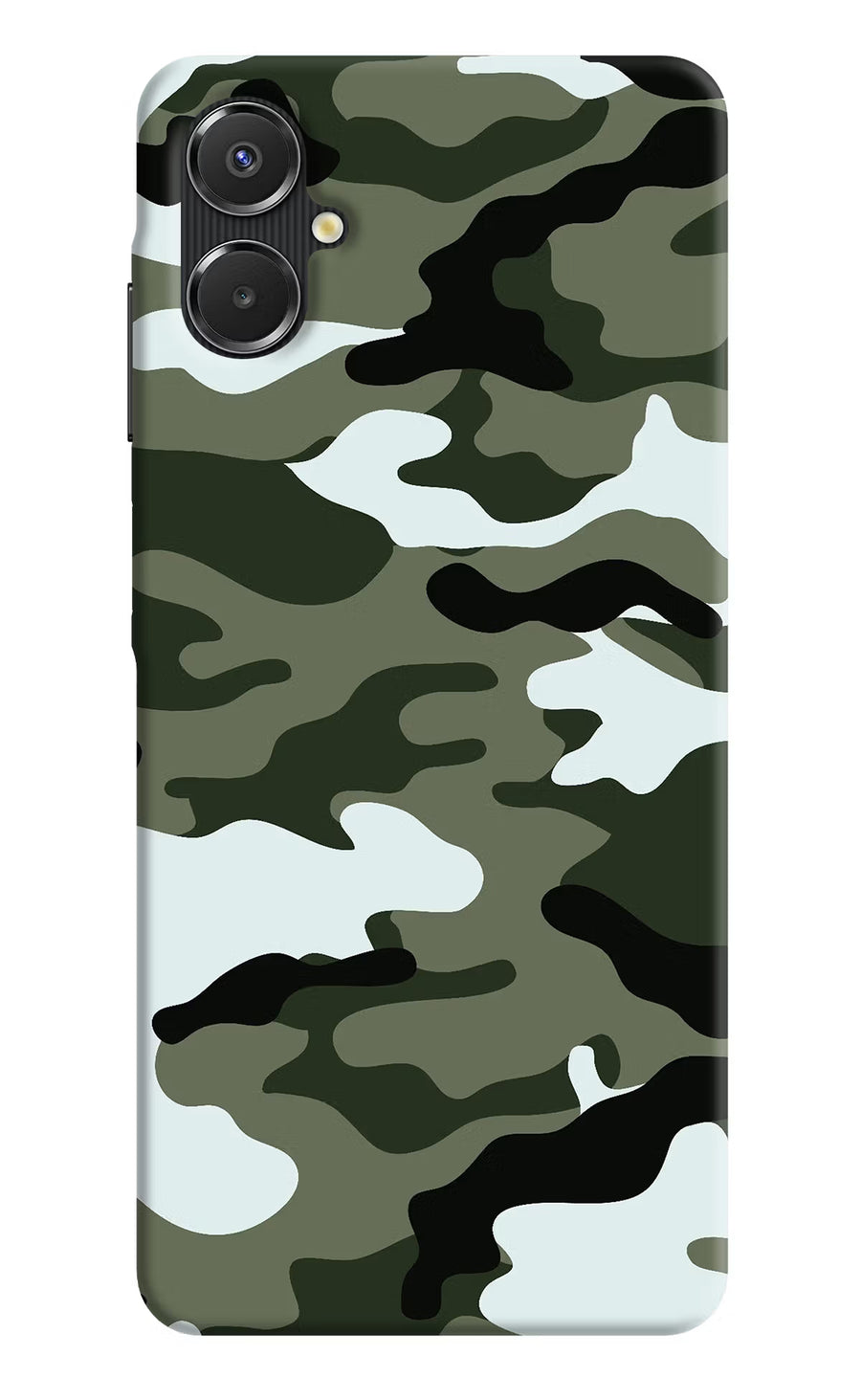 Camouflage Samsung A06 5G Back Cover, Hard case