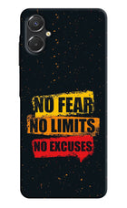 No Fear No Limits No Excuse Samsung A06 5G Back Cover