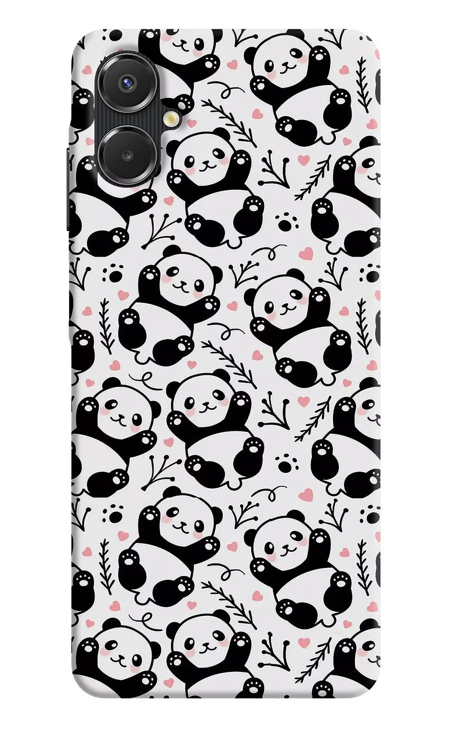 Cute Panda Samsung A06 5G Back Cover, Hard case