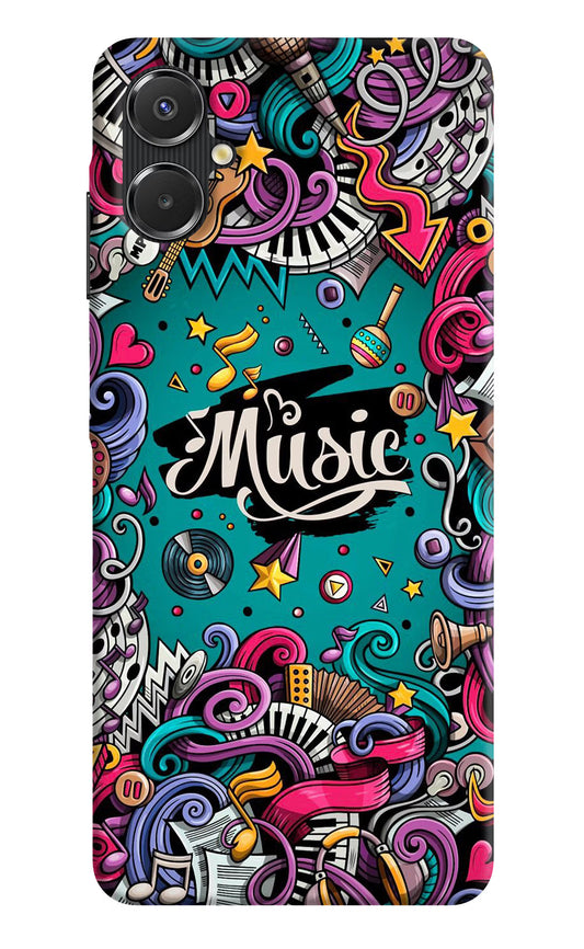 Music Graffiti Samsung A06 5G Back Cover