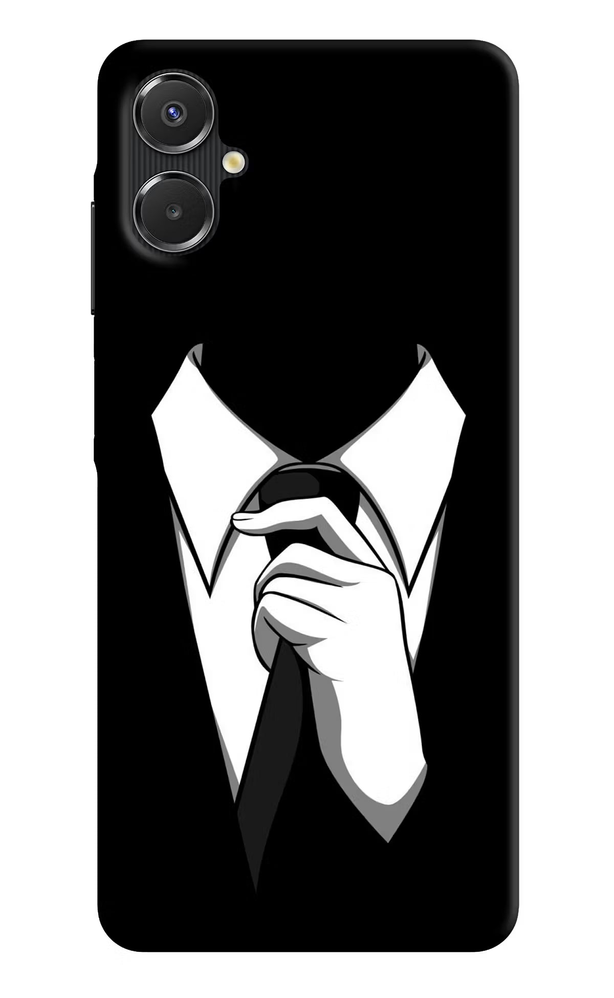 Black Tie Samsung A06 5G Back Cover