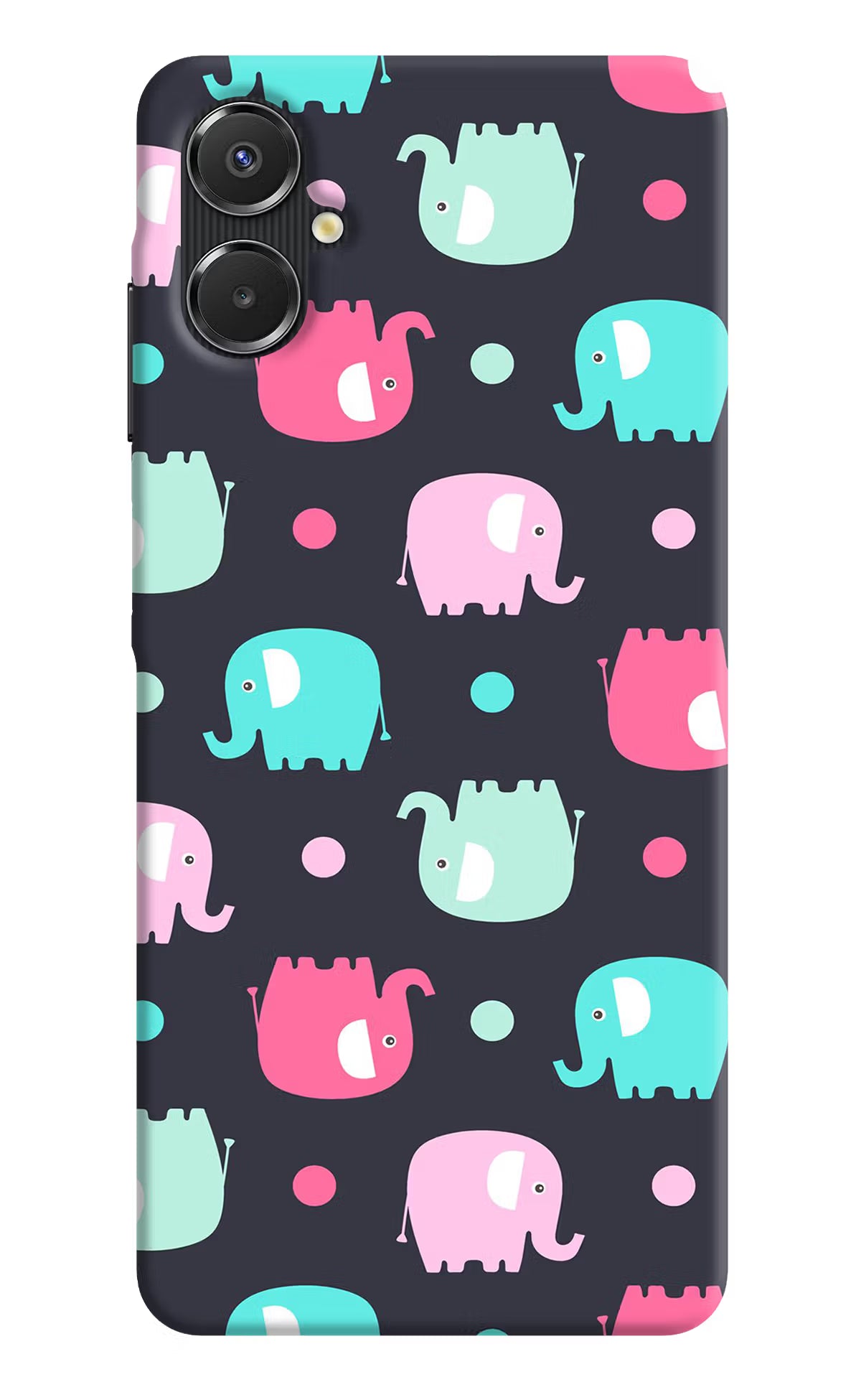 Elephants Samsung A06 5G Back Cover