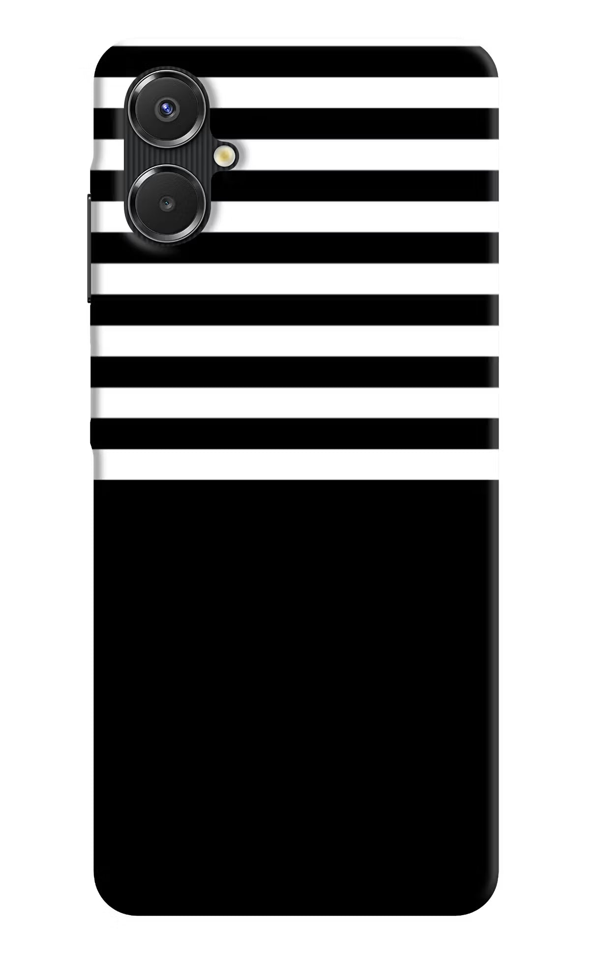 Black and White Print Samsung A06 5G Back Cover
