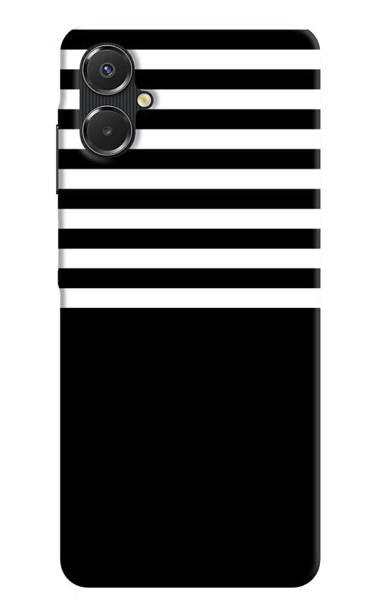 Black and White Print Samsung A06 5G Back Cover