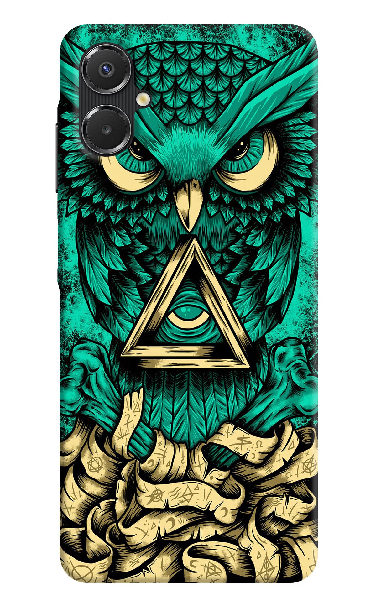 Green Owl Samsung A06 5G Back Cover