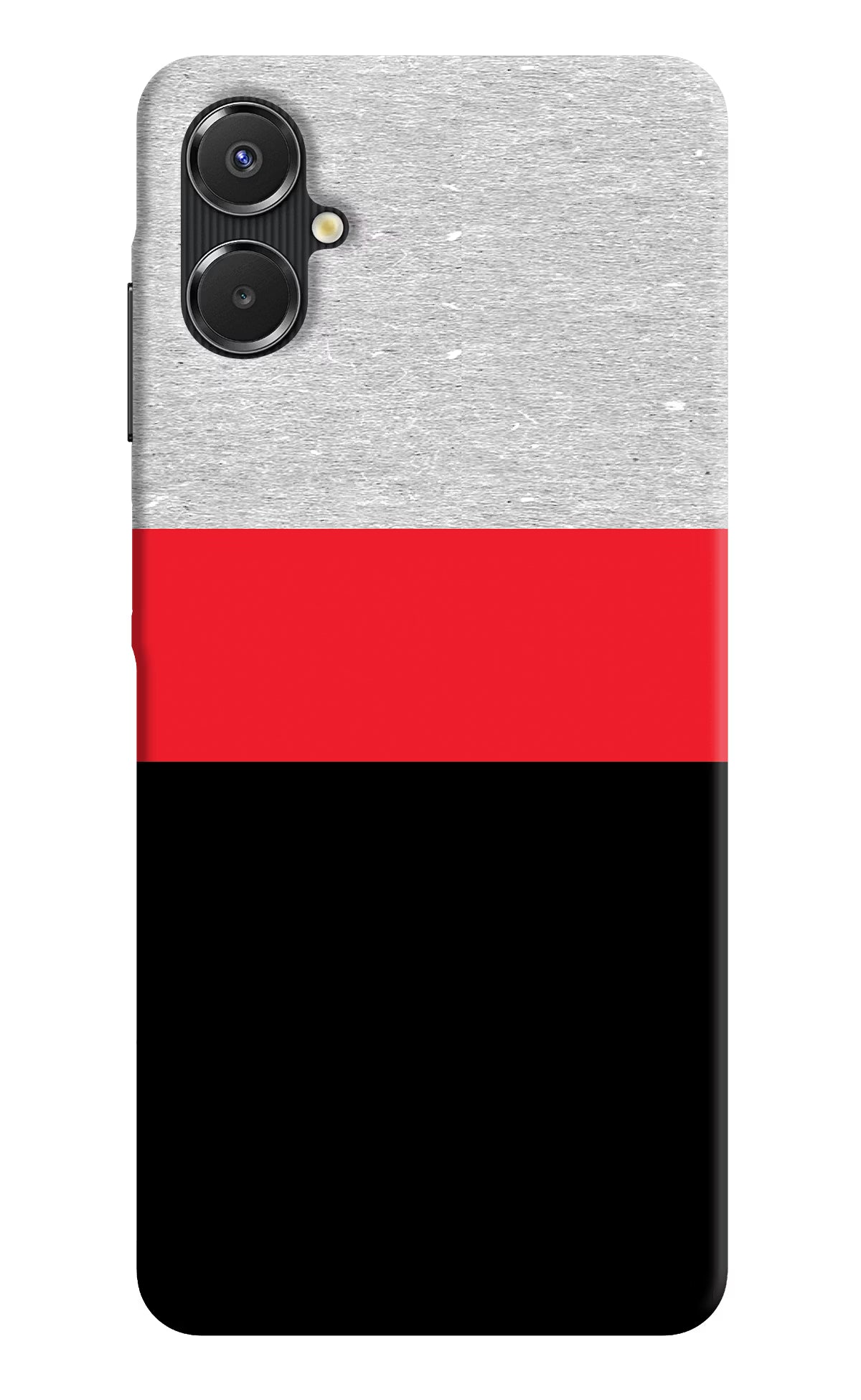 Tri Color Pattern Samsung A06 5G Back Cover