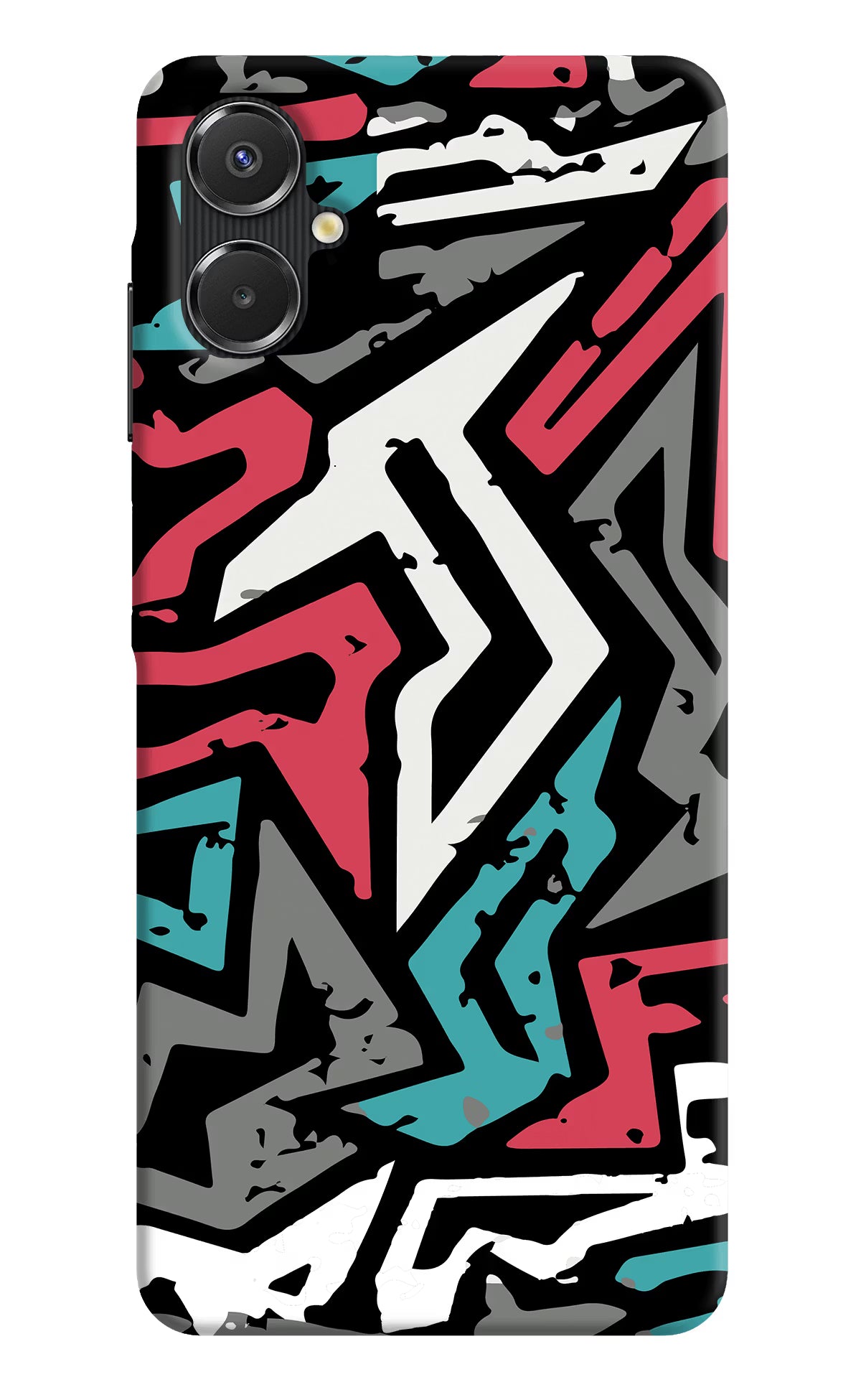 Geometric Graffiti Samsung A06 5G Back Cover