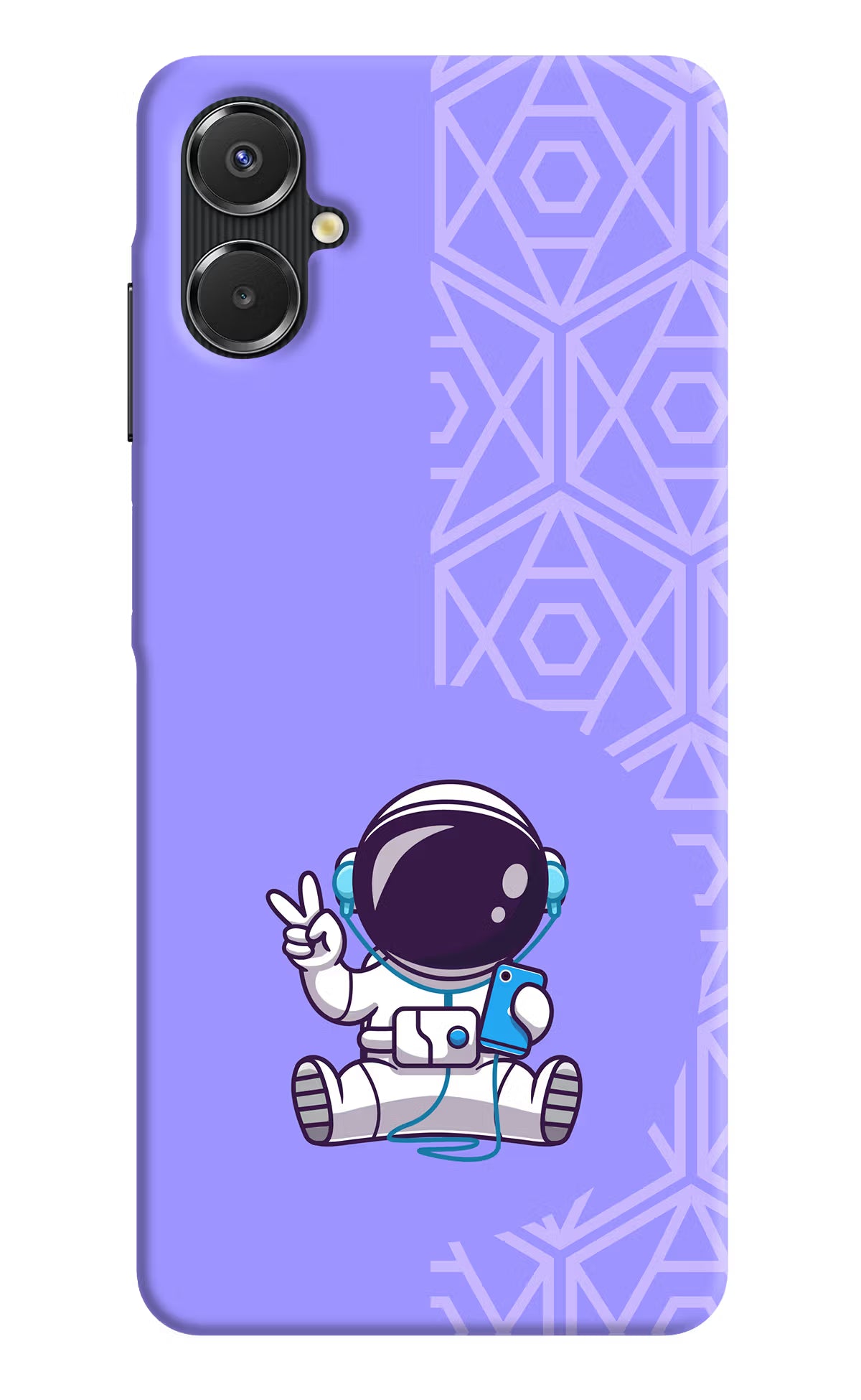 Cute Astronaut Chilling Samsung A06 5G Back Cover