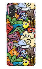 Veggie Doodle Samsung A06 5G Back Cover