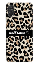 Leopard Print Self Love Samsung A06 5G Back Cover