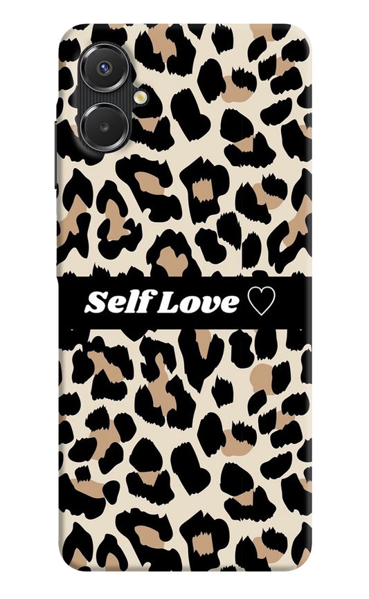 Leopard Print Self Love Samsung A06 5G Back Cover