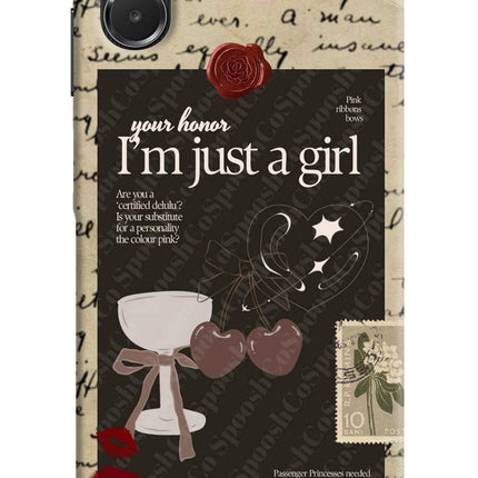 I am just a girl Samsung A06 5G Back Cover