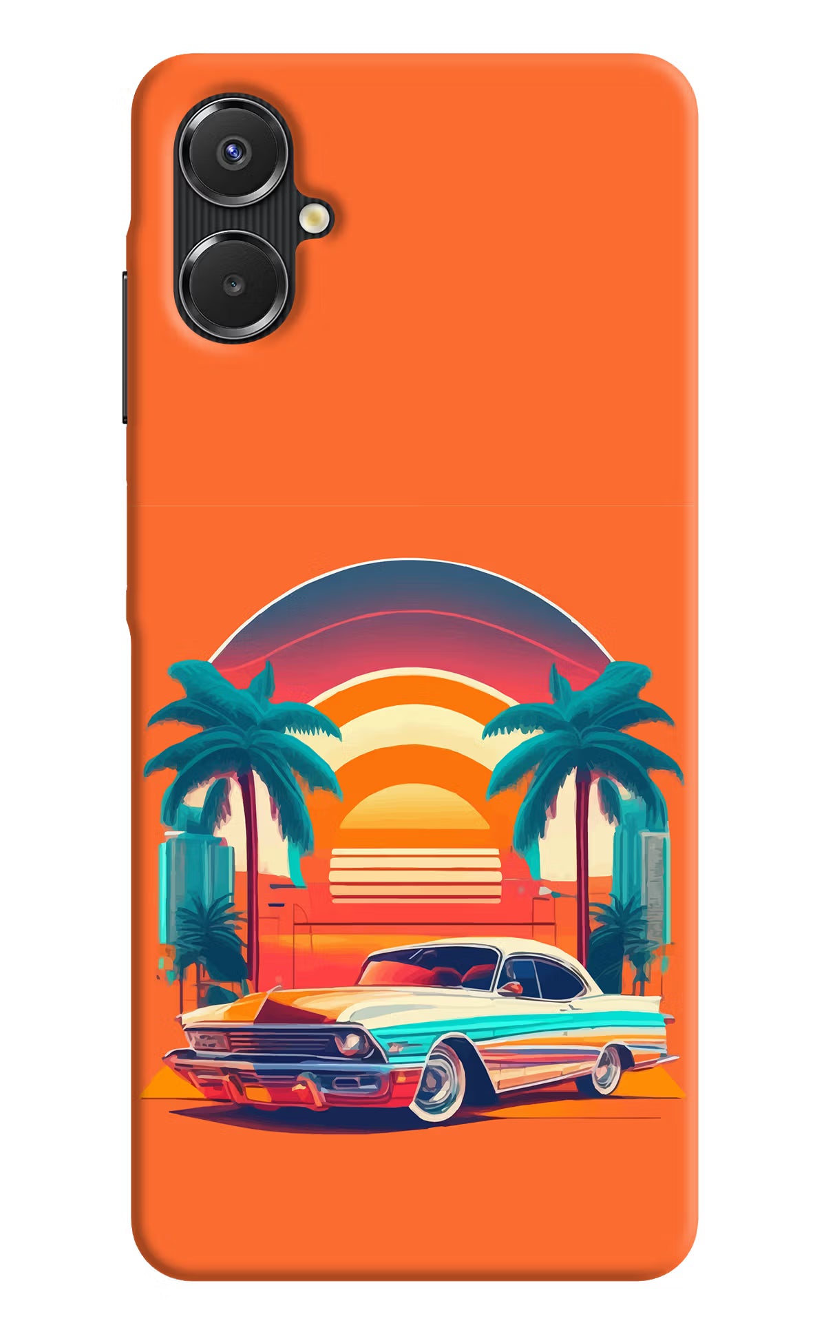 Palm Drive 80s Samsung A06 5G Back Cover