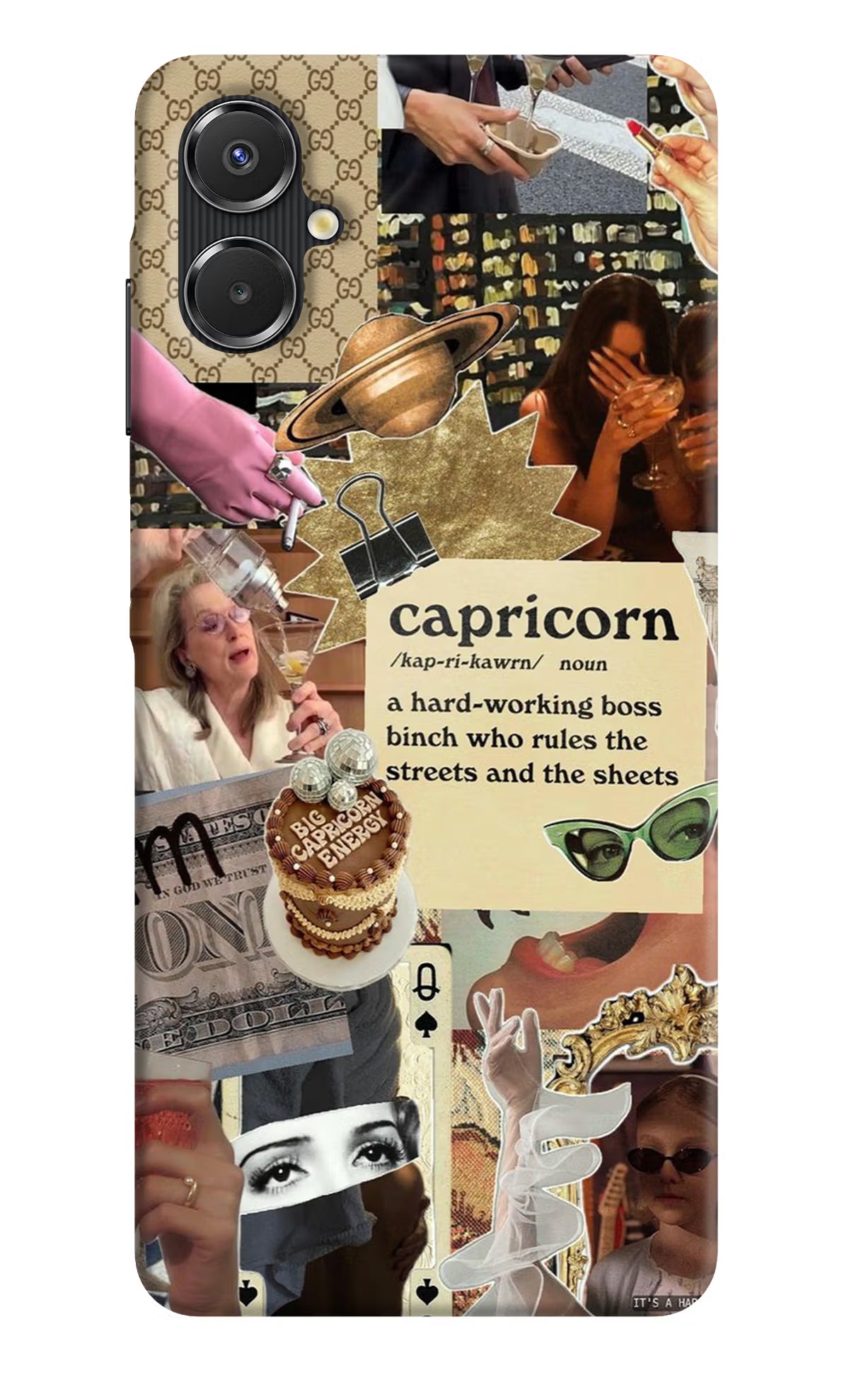 Capricorn Zodiac Samsung A06 5G Back Cover