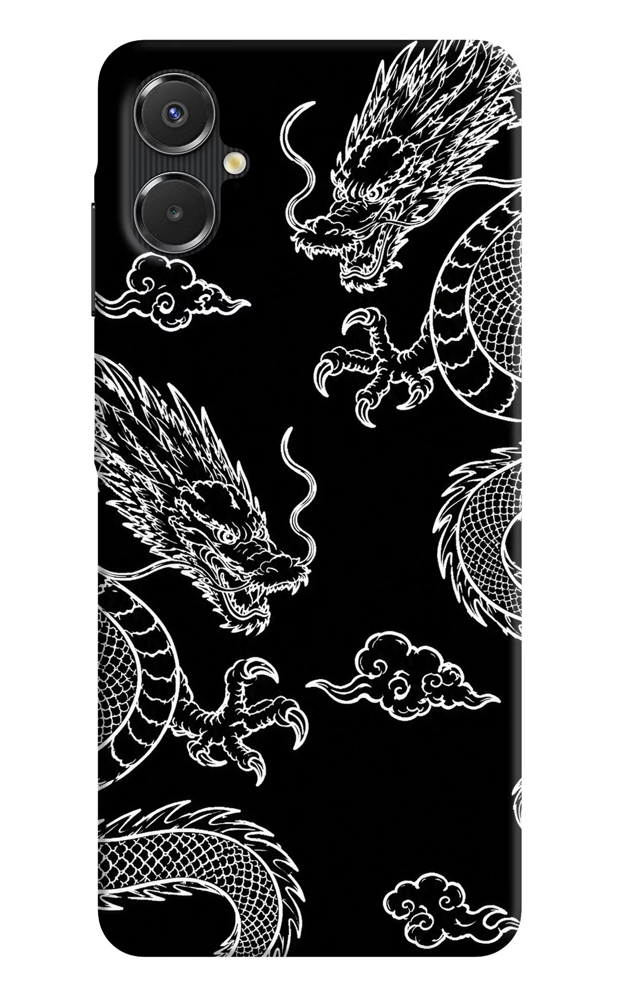 Twin Dragons Samsung A06 5G Back Cover