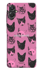 Pink Cats Samsung A06 5G Back Cover
