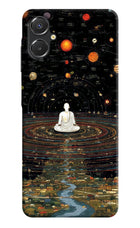 Space Monk Samsung A06 5G Hard Case Back Cover by Casekaro