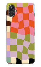 Wavy Grid Samsung A06 5G Hard Case Back Cover by Casekaro