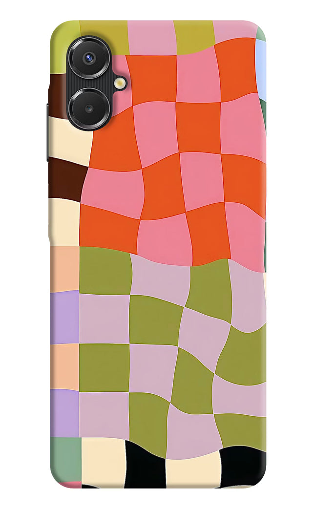 Wavy Grid Samsung A06 5G Hard Case Back Cover by Casekaro