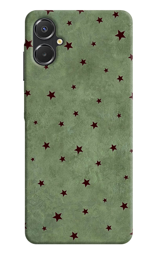 Green Stars Samsung A06 5G Hard Case Back Cover by Casekaro