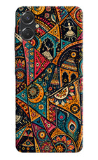 Folk Print Samsung A06 5G Hard Case Back Cover by Casekaro
