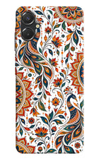White Mayura Samsung A06 5G Hard Case Back Cover by Casekaro