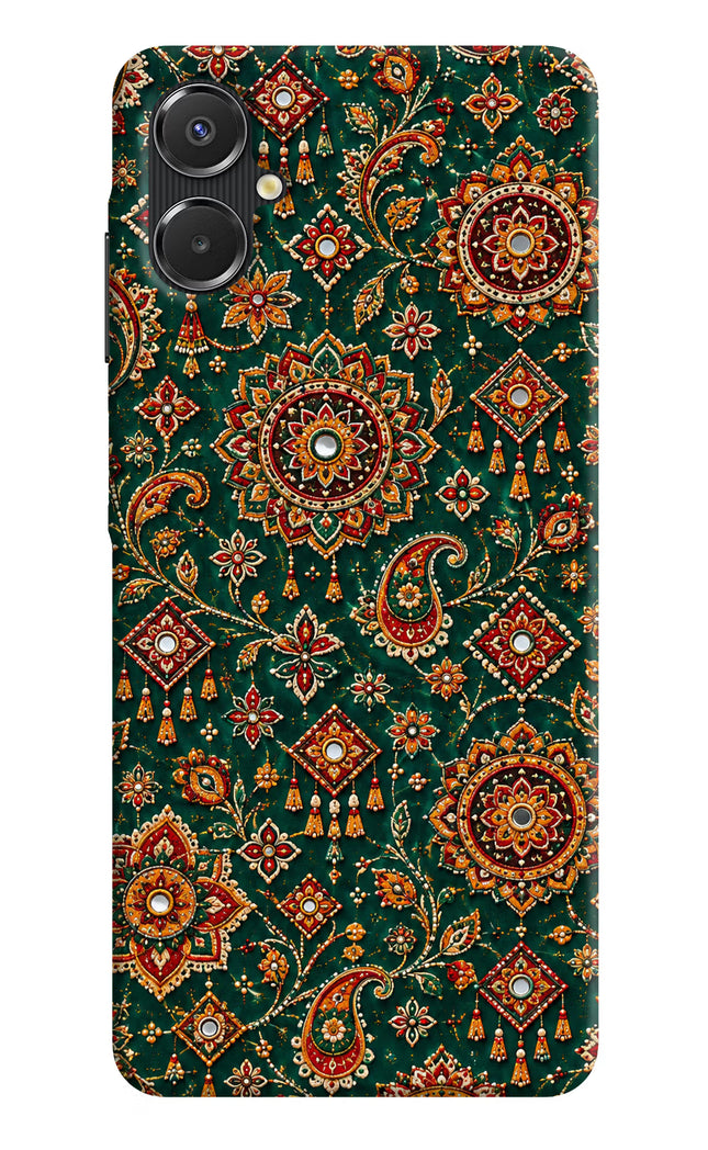 Green Pataka Samsung A06 5G Hard Case Back Cover by Casekaro