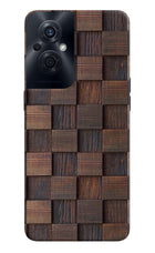 Wooden Cube Design OPPO F21s Pro 5G Back Cover