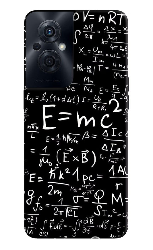 Physics Formula OPPO F21s Pro 5G Back Cover