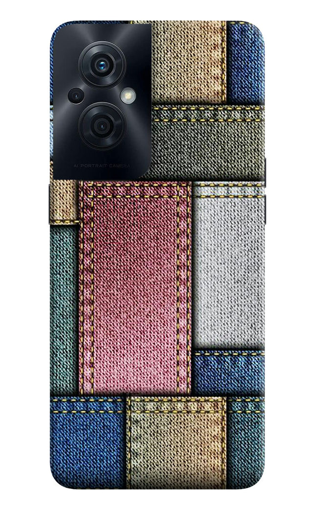 Multicolor Jeans OPPO F21s Pro 5G Hard Case Back Cover by Casekaro