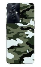 Camouflage OPPO F21s Pro 5G Hard Case Back Cover by Casekaro