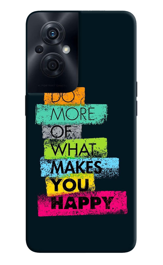 Do More Of What Makes You Happy OPPO F21s Pro 5G Back Cover