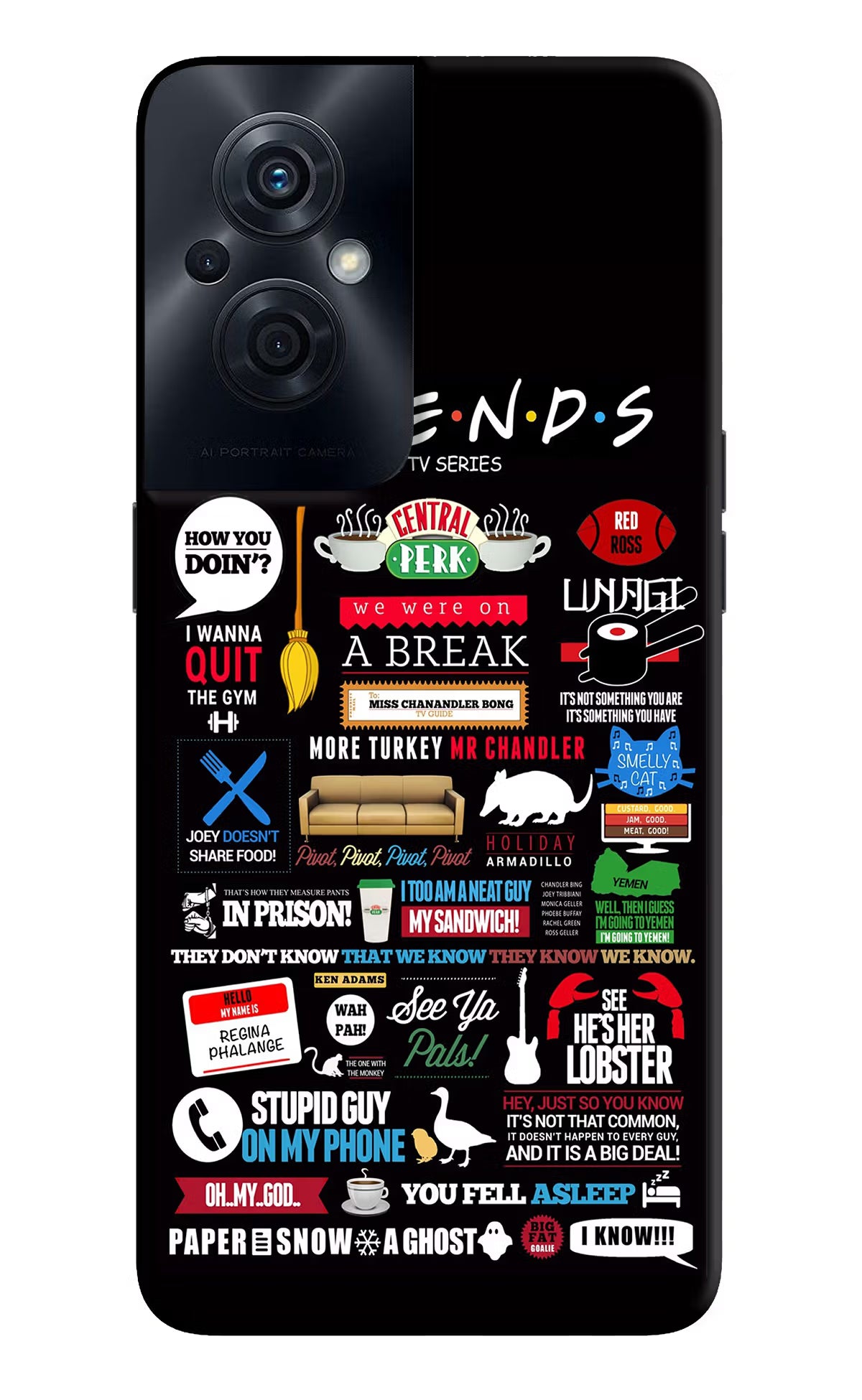FRIENDS OPPO F21s Pro 5G Back Cover
