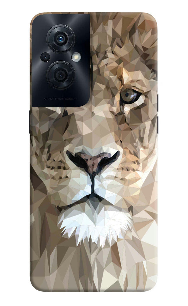 Lion Art OPPO F21s Pro 5G Hard Case Back Cover by Casekaro