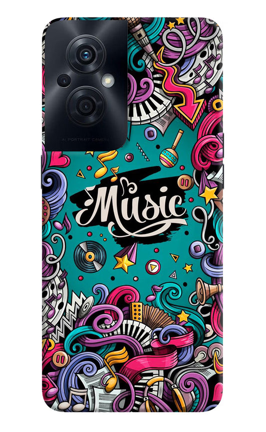 Music Graffiti OPPO F21s Pro 5G Back Cover