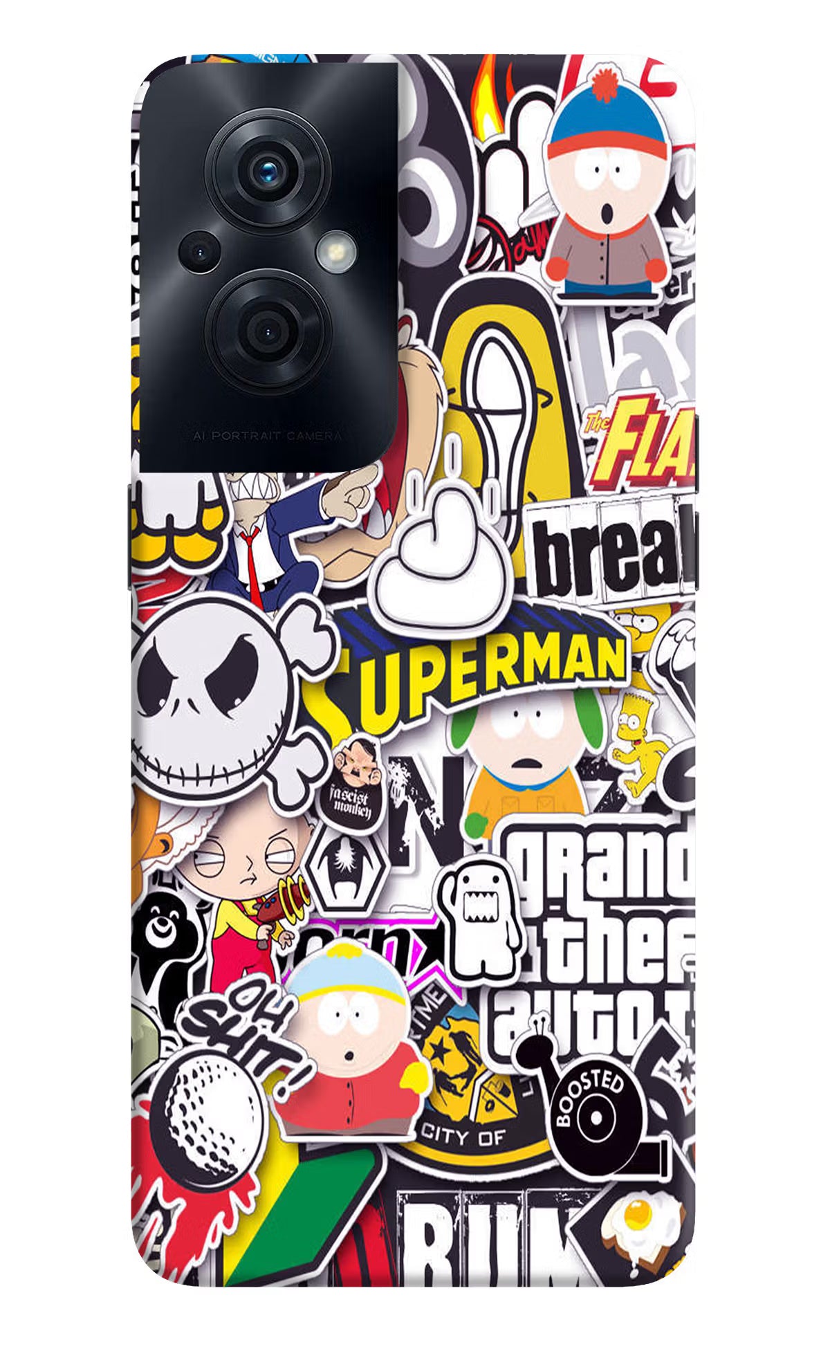 Sticker Bomb OPPO F21s Pro 5G Back Cover