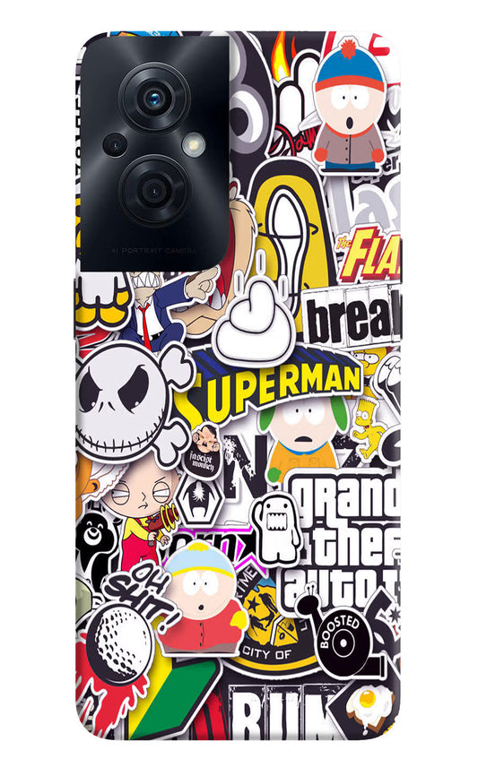 Sticker Bomb OPPO F21s Pro 5G Back Cover