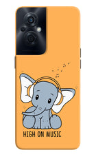 High On Music OPPO F21s Pro 5G Hard Case Back Cover by Casekaro