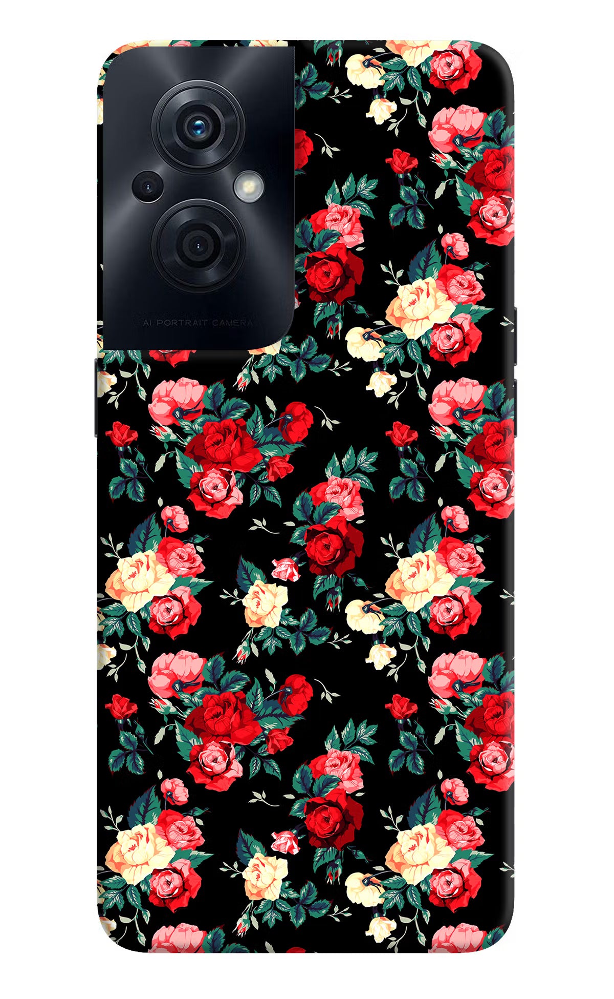 Rose Pattern OPPO F21s Pro 5G Back Cover