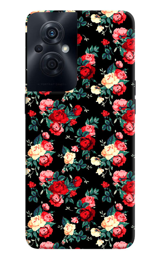 Rose Pattern OPPO F21s Pro 5G Back Cover