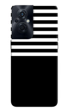 Black and White Print OPPO F21s Pro 5G Hard Case Back Cover by Casekaro