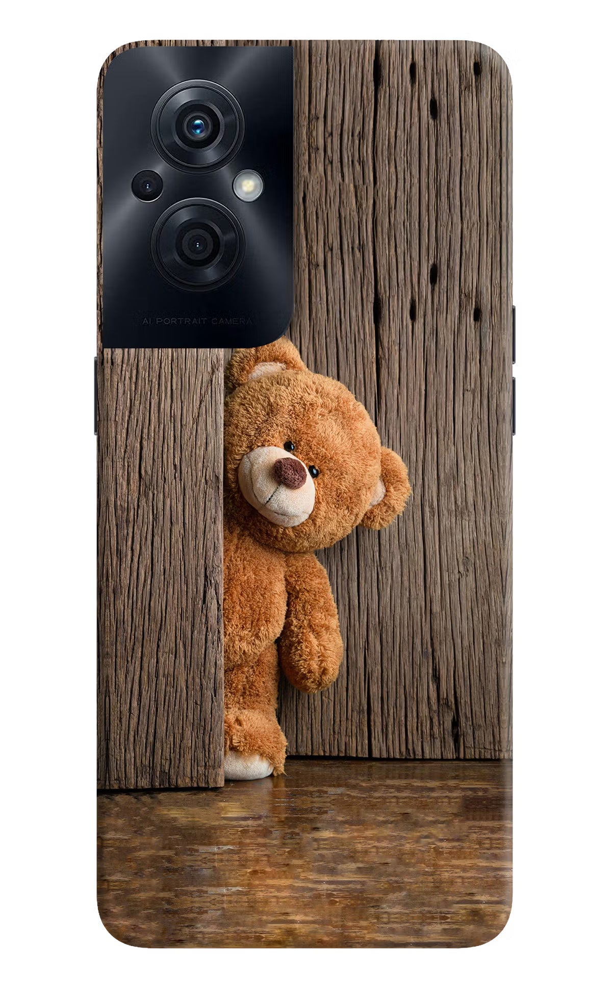 Teddy Wooden OPPO F21s Pro 5G Back Cover
