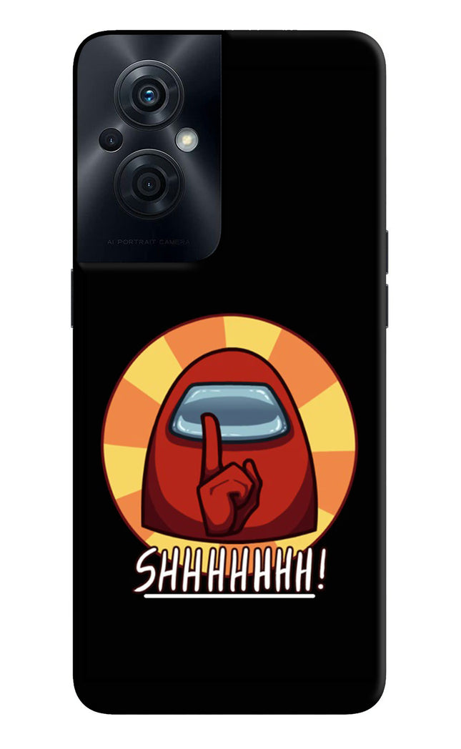 Among Us Shhh! OPPO F21s Pro 5G Hard Case Back Cover by Casekaro