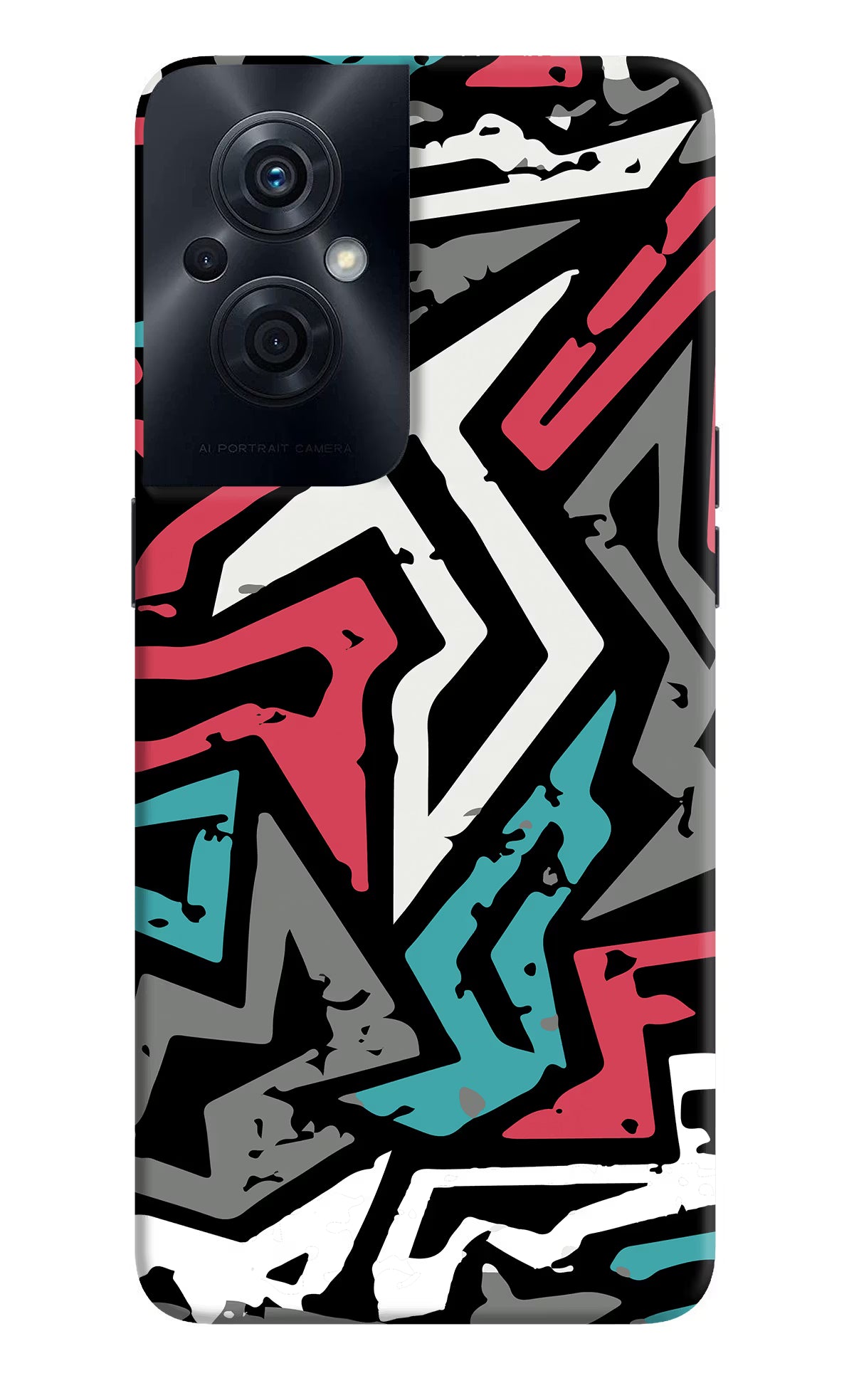 Geometric Graffiti OPPO F21s Pro 5G Back Cover
