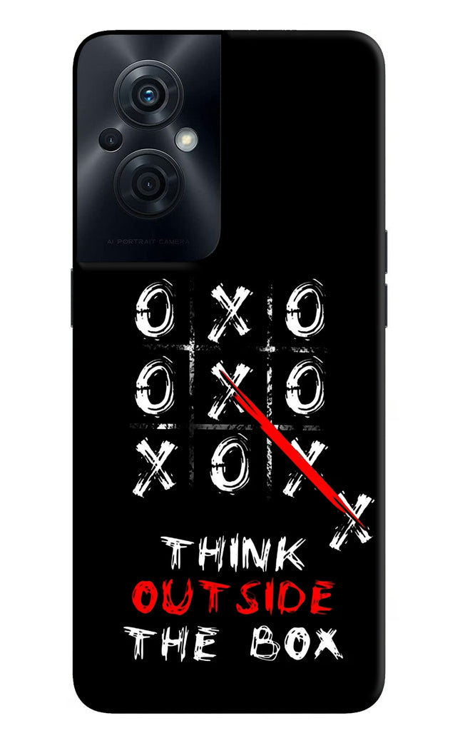 Think out of the BOX OPPO F21s Pro 5G Hard Case Back Cover by Casekaro