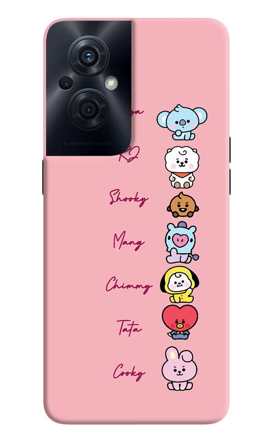 BTS names OPPO F21s Pro 5G Back Cover