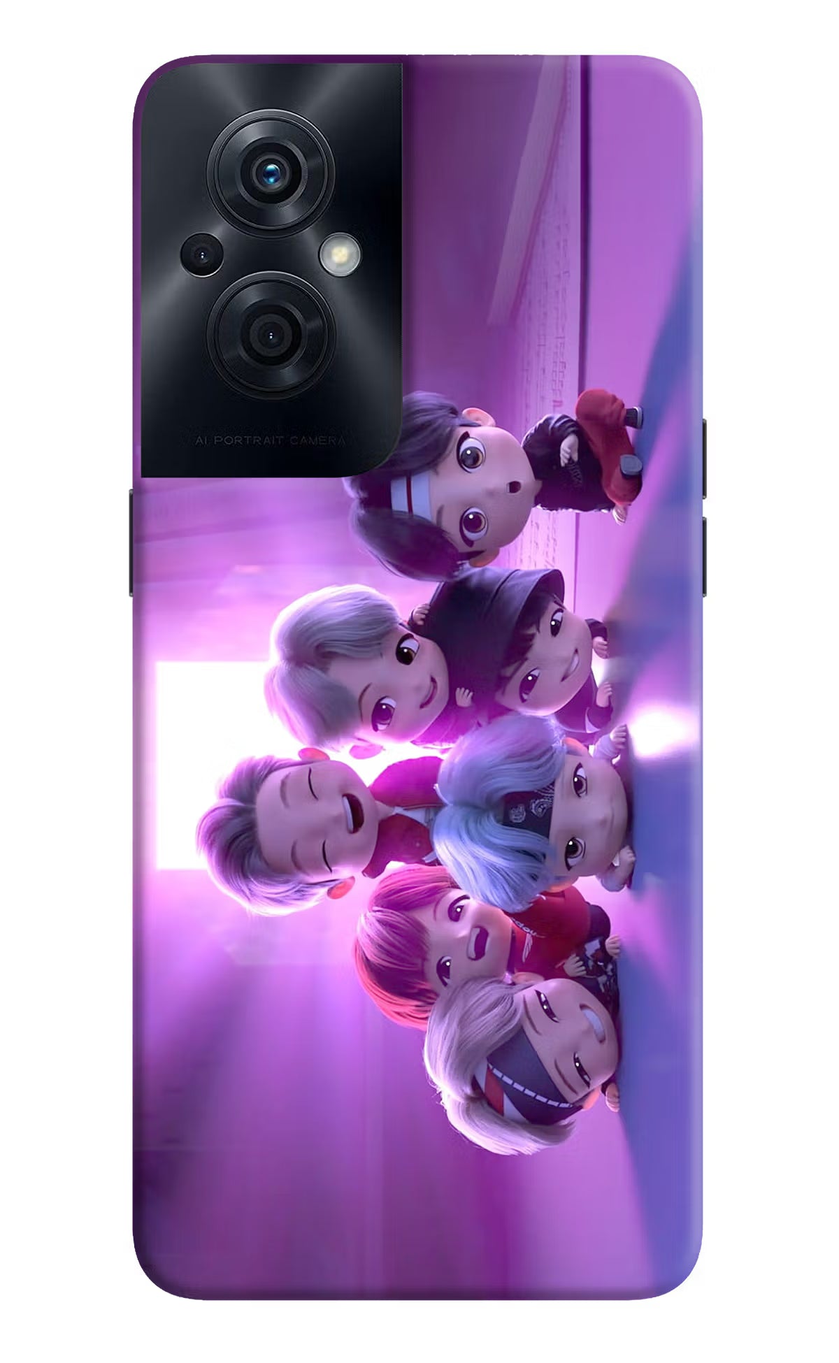 BTS Chibi OPPO F21s Pro 5G Back Cover
