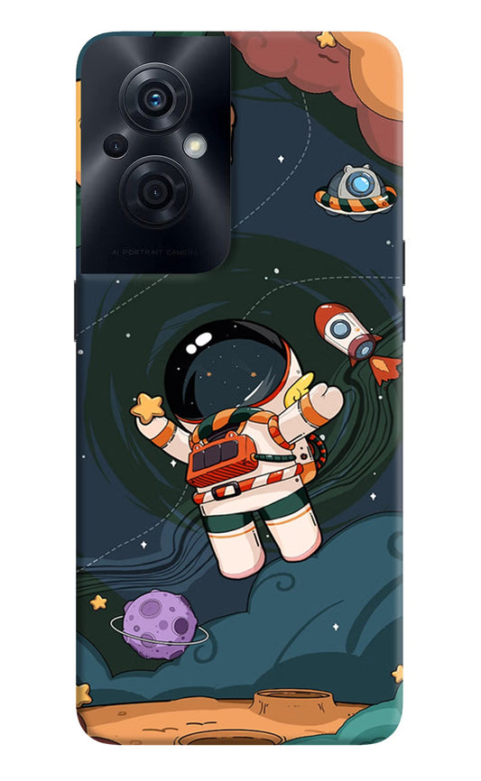 Cartoon Astronaut OPPO F21s Pro 5G Back Cover
