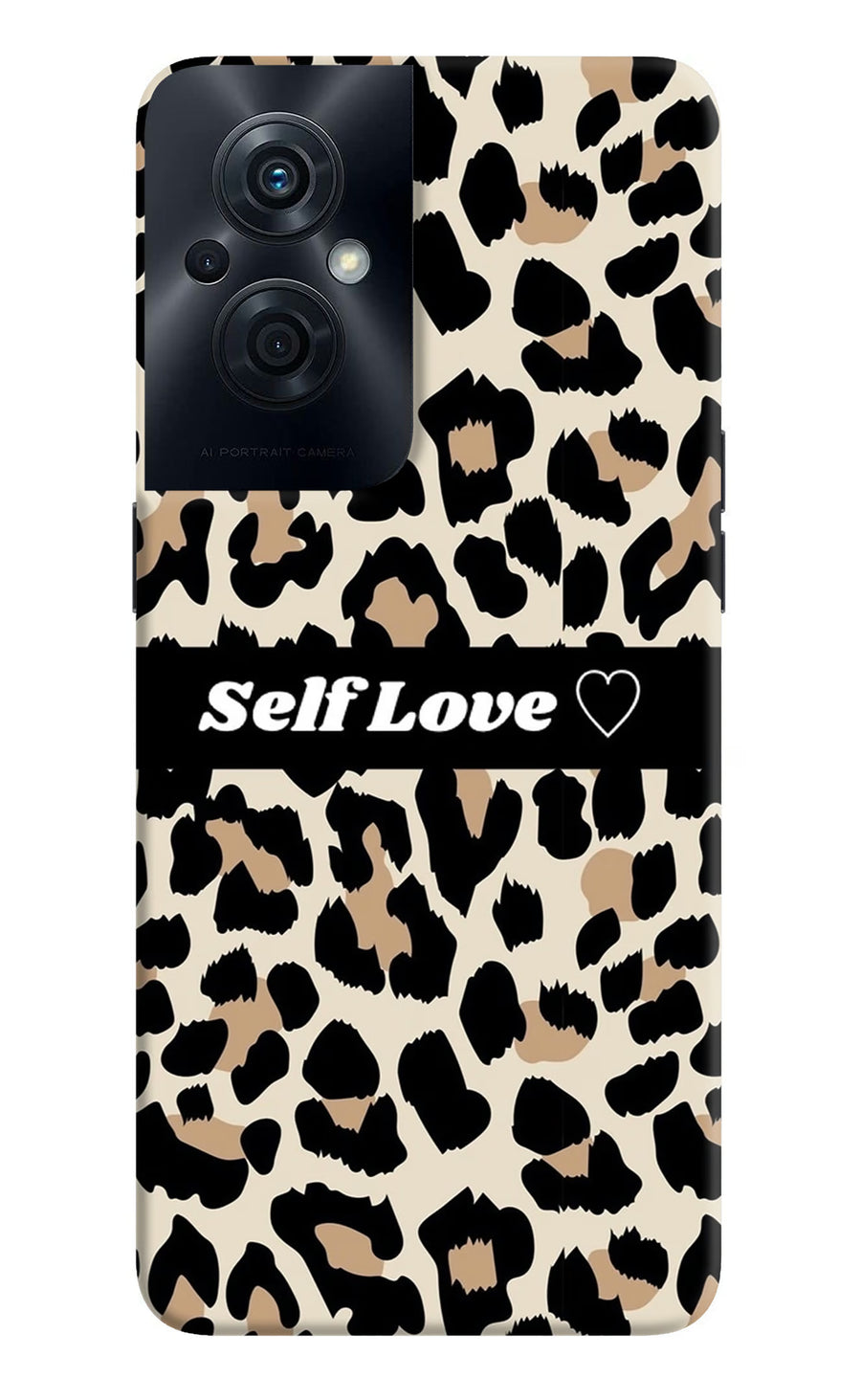 Leopard Print Self Love OPPO F21s Pro 5G Back Cover, Hard case